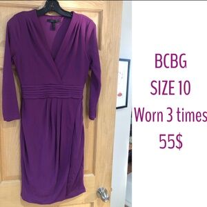 Almost new - Purple long sleeve dress